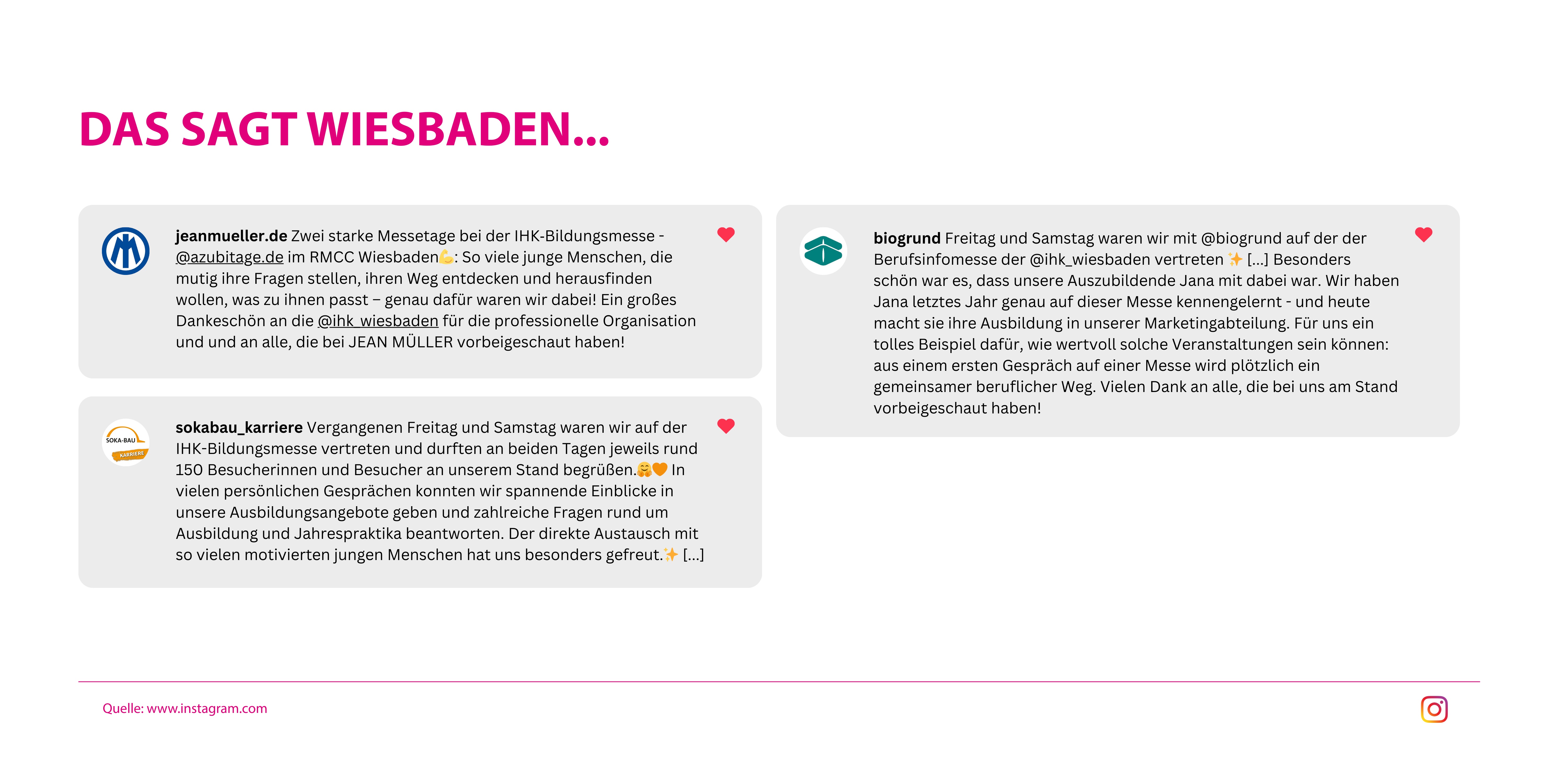 Das sagen Aussteller - Wiesbaden