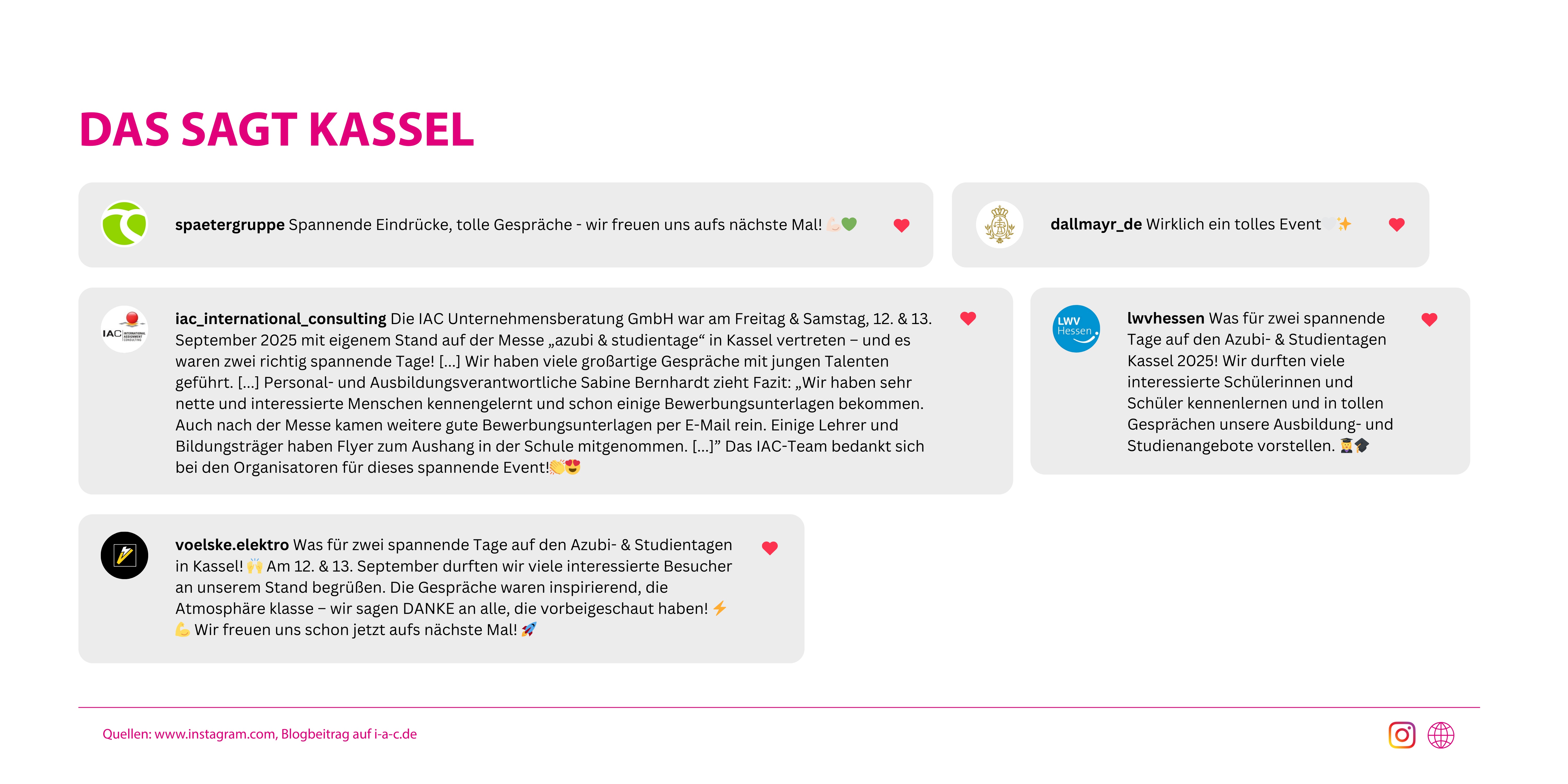 Das sagen Aussteller - Kassel