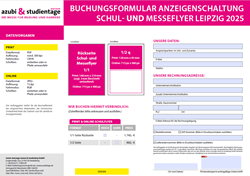 Schul- und Messeflyer Leipzig