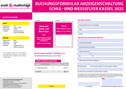 Schull und  Messeflyer Kassel