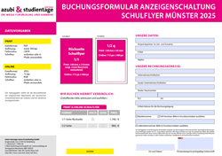 Schulflyer Münster